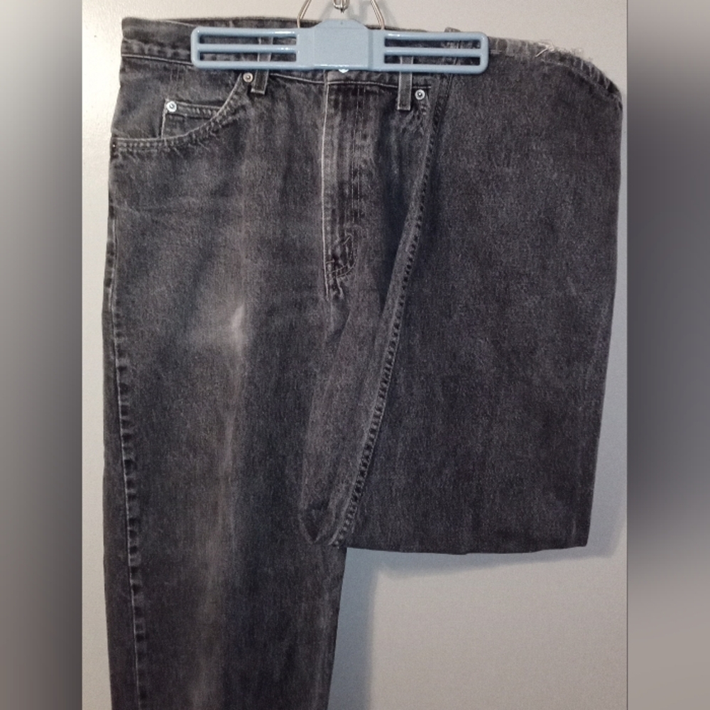 Gray Washed Relaxed Fit Jean